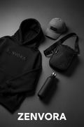Flat lay completo — ZENVORA